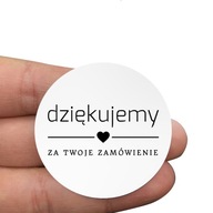 Nálepky ĎAKUJEME ZA OBJEDNÁVKU okrúhle 500 ks. Nálepky ĎAKUJEME ZA OBJEDNÁVKU okrúhle 500 ks.
