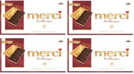 4x112g MERCI Čokoláda s marcipánovou náplňou