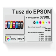 7-balenie atramentu 378XL pre Epson XP-8600 XP-8605 XP-8700 7-balenie atramentu 378XL pre Epson XP-8600 XP-8605 XP-8700