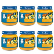 GERBER Krém z ľahkej zeleniny s kuracím mäsom 6x125 g GERBER Krém z ľahkej zeleniny s kuracím mäsom 6x125 g