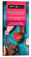 MLIEČNA ČOKOLÁDA s jahodami Pure&Good 75 g MLIEČNA ČOKOLÁDA s jahodami Pure&Good 75 g