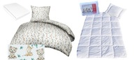Bavlnené obliečky 160x100 60x40 Jersey paplón 80x160 5 prvkov 050bra Bavlnené obliečky 160x100 60x40 Jersey paplón 80x160 5 prvkov 050bra