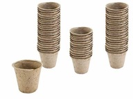 RAŠELINOVÉ NÁDOBKY NA SEMIENKY 6x6 cm 60 ks. RAŠELINOVÉ NÁDOBKY NA SEMIENKY 6x6 cm 60 ks.