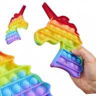 Senzorická hračka PUSH BUBBLE, POP IT Unicorn