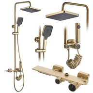Sprchový set Helix Brushed Gold Sprchový set Helix Brushed Gold