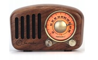 Feegar RETRO Drevené kuchynské rádio BT 4.2 10h