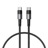 USB-C - USB-C KÁBEL NA NABÍJANIE TELEFÓNU, 100CM 5A 100W, PEVNÝ USB-C - USB-C KÁBEL NA NABÍJANIE TELEFÓNU, 100CM 5A 100W, PEVNÝ