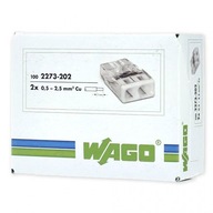 Wago 2273-202 0,5-2,5 mm² / 2 / 100 ks. Wago 2273-202 0,5-2,5 mm² / 2 / 100 ks.