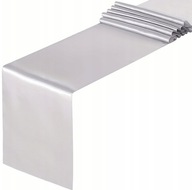 TREASURE SATIN Hladká STRIEBORNÁ vianočné prijímanie Silvestrovská svadba 36cm x 9m TREASURE SATIN Hladká STRIEBORNÁ vianočné prijímanie Silvestrovská svadba 36cm x 9m