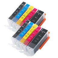 10x ATRAMENTY PRE TLAČIAREŇ CANON TS6050 TS8050 TS9000 10x ATRAMENTY PRE TLAČIAREŇ CANON TS6050 TS8050 TS9000