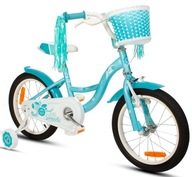 Detský dievčenský bicykel Dutch Goose 16 modrý