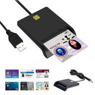 Čítačka kariet Bezdotykový čip E-ID SIM USB Čítačka kariet Bezdotykový čip E-ID SIM USB