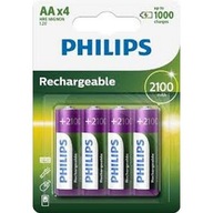 NABÍJAČKA AKUMULÁTOROV R6 2100MAH BAL 4 KS. PHILIPS 140625 827 NABÍJAČKA AKUMULÁTOROV R6 2100MAH BAL 4 KS. PHILIPS 140625 827