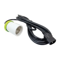 Zásuvka Lumii e40 so 4m káblom pre CFL MH HPS Zásuvka Lumii e40 so 4m káblom pre CFL MH HPS