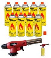 Patrónový plynový horák, piezo zapaľovač 360 ANTI FLARE + plyn 400ml 227g x9 Patrónový plynový horák, piezo zapaľovač 360 ANTI FLARE + plyn 400ml 227g x9
