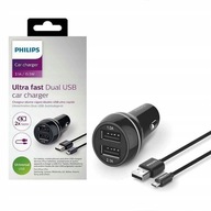 NABÍJAČKA DO AUTO + RÝCHLY KÁBEL PHILIPS QC 3.0 NABÍJAČKA DO AUTO + RÝCHLY KÁBEL PHILIPS QC 3.0