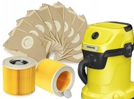 10x TAŠKY + FILTER PRE KARCHER MV2 WD2 A2004 10x TAŠKY + FILTER PRE KARCHER MV2 WD2 A2004
