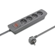 Qoltec Power Strip Značkový Power Strip so 4 zásuvkami 1,8M 16A 3680W Qoltec Power Strip Značkový Power Strip so 4 zásuvkami 1,8M 16A 3680W