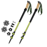 Trekingové palice Spokey Compass Sv/Li, zelené a čierne Trekingové palice Spokey Compass Sv/Li, zelené a čierne
