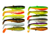 Sada gumy Savage Gear Cannibal 12,5 cm, 12 dielov, na šťuky, nové farby Sada gumy Savage Gear Cannibal 12,5 cm, 12 dielov, na šťuky, nové farby