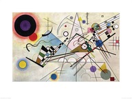 Reprodukcia Wassily Kandinsky Kompozícia 80x60 cm Reprodukcia Wassily Kandinsky Kompozícia 80x60 cm
