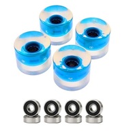 4 balenie PU blikajúcich koliesok 70 mm 78a náhradné kolieska 4 balenie PU blikajúcich koliesok 70 mm 78a náhradné kolieska
