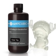 UV živica - Anycubic Clear Transparent - 1kg 1l pre 3D tlačiarne