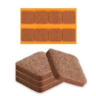 8 KS PLSTENÉ PODLOŽKY PRE STOLIČKY, NOHY NÁBYTKU, 34x34 8 KS PLSTENÉ PODLOŽKY PRE STOLIČKY, NOHY NÁBYTKU, 34x34