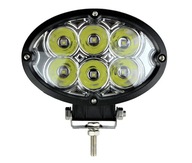 PRACOVNÁ LAMPA 6 LED 60W OVÁLNA 12-24V HRUBÁ VÝKON