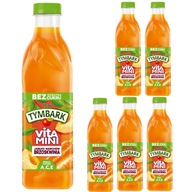Vitamíny Tymbark Broskyňa Jablko Mrkvová šťava 6x 1L
