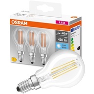 Set LED žiarovka P45 E14 4W 40W OSRAM 4000K 3PAK Set LED žiarovka P45 E14 4W 40W OSRAM 4000K 3PAK