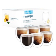 TERMÁLNE POHÁRE 250ML NA SÚPRAVU KÁVY LATTE 6 KS TERMÁLNE POHÁRE 250ML NA SÚPRAVU KÁVY LATTE 6 KS