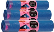 PREMIUM Vrecia na odpadky 120L 30 ks PACLAN 3 rolky PREMIUM Vrecia na odpadky 120L 30 ks PACLAN 3 rolky
