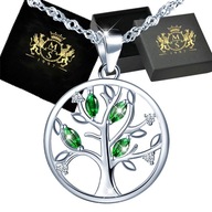 Darčekový strieborný náhrdelník Tree of Life pre dcéru