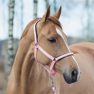 HORZE podšitá ohlávka PONY ružová