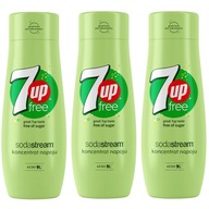 3 x 7Up ZDARMA sirup SODASTREAM do vody, bez cukru