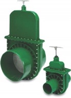 Gilotínový ventil PVC-U 200mm Ventilový posúvač