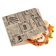 Papierové vrecko na burger 16,5 x 16 cm, 500 ks Papierové vrecko na burger 16,5 x 16 cm, 500 ks
