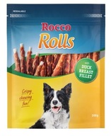 ROCCO ROLLS tyčinky pre psov s kačicou 200g ROCCO ROLLS tyčinky pre psov s kačicou 200g