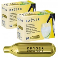 KAYSER CO2 NÁPLŇKY DO SÓDOVÉHO VODNÉHO SIFÓNU SATURÁTORA 20 KS KAYSER CO2 NÁPLŇKY DO SÓDOVÉHO VODNÉHO SIFÓNU SATURÁTORA 20 KS