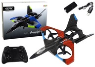 DIAĽKOVO OVLÁDANÁ KVADCOPTÉRA RC LETADLO FOAM FIGHTER ČERVENÁ DIAĽKOVO OVLÁDANÁ KVADCOPTÉRA RC LETADLO FOAM FIGHTER ČERVENÁ