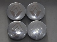 4x Emblémy pre ráfiky RENAULT 56mm, strieborné 4x Emblémy pre ráfiky RENAULT 56mm, strieborné