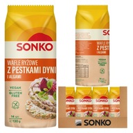 Sonko Ryžové oblátky Tekvicové semienka riasy 130g x16