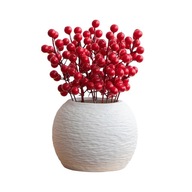 Keramický vázový stolík s umelým ovocím