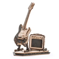ROBOTIME Drevené 3D puzzle - elektrická gitara ROBOTIME Drevené 3D puzzle - elektrická gitara