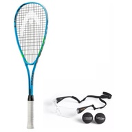 Squashová raketa HEAD SPARK TEAM PACK + loptičky + okuliare