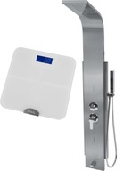 INOX SPRCHOVÝ PANEL + BLUETOOTH VÁHA SET WAVE INOX SPRCHOVÝ PANEL + BLUETOOTH VÁHA SET WAVE