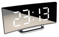 HODINY ELEKTRONICKÝ DIGITÁLNY BUDÍK SILENT LED MODERNÉ STOJATÉ ZRKADLO HODINY ELEKTRONICKÝ DIGITÁLNY BUDÍK SILENT LED MODERNÉ STOJATÉ ZRKADLO
