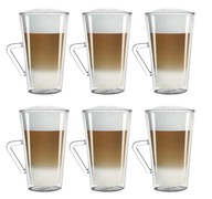 Tepelné poháre na kávu latte CFL-675 (6 ks)