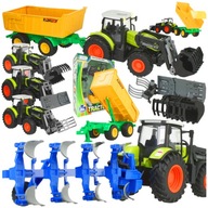 Traktor Traktor Poľnohospodárske stroje Sada pre farmárov Pluh Pohon prívesu LED Traktor Traktor Poľnohospodárske stroje Sada pre farmárov Pluh Pohon prívesu LED